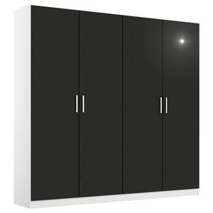 Rauch Möbel SKRIŇA S OTOČNÝMI DVERAMI, sivá, biela, 181/210/54 cm vyobraziť