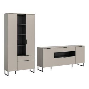 Livetastic OBÝVACIA STENA čierna, kašmírová vyobraziť