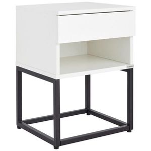 Livetastic NOČNÝ STOLÍK, čierna, biela, 40/55/35 cm vyobraziť