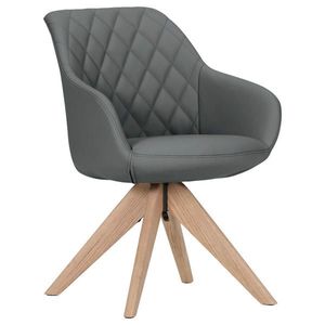 Landscape STOLIČKA S PODRÚČKAMI, sivá vyobraziť