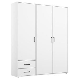 Rauch Möbel SKRIŇA S OTOČNÝMI DVERAMI, biela, 140/194/53 cm vyobraziť