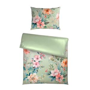 Esposa OBOJSTRANNÁ POSTEĽNÁ BIELIZEŇ, satén, zelená, 140/200 cm vyobraziť