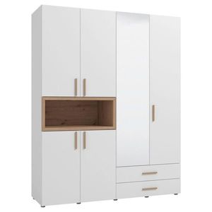 MID.YOU ŠATNÍKOVÁ SKRIŇA, biela, dub artisan, 179/226, 5/56, 5 cm vyobraziť