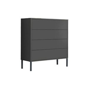 MID.YOU KOMODA, antracitová, 79/86/33 cm vyobraziť