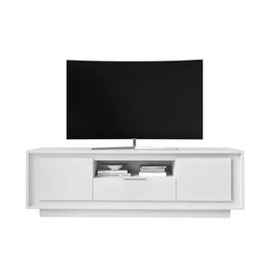 Carryhome SKRINKA POD TV, biela, 180/58/50 cm vyobraziť