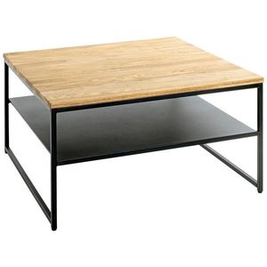 KONFERENČNÝ STOLÍK, čierna, farba duba, drevo, kov, 70/70/40 cm vyobraziť