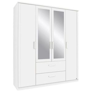 MID.YOU SKRIŇA S OTOČNÝMI DVERAMI, biela, 181/212/58 cm vyobraziť