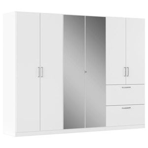 Rauch Möbel SKRIŇA S OTOČNÝMI DVERAMI, biela, 271/210/54 cm vyobraziť