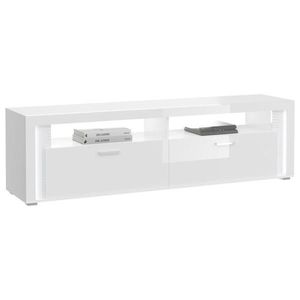 MID.YOU NÍZKA KOMODA, biela s vysokým leskom, 201/58/46 cm vyobraziť