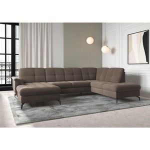 Sit & More SEDACIA SÚPRAVA, textil, tmavohnedá vyobraziť