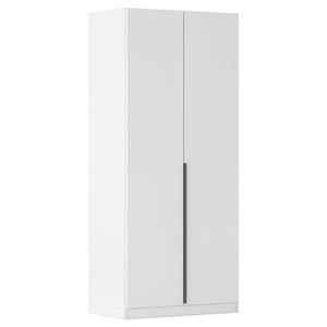 Rauch Möbel SKRIŇA S OTOČNÝMI DVERAMI, biela, tmavosivá, 91/229/54 cm vyobraziť