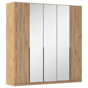 Rauch Möbel SKRIŇA S OTOČNÝMI DVERAMI, strieborná, tmavosivá, dub artisan, 226/229/54 cm vyobraziť