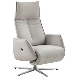 Johann Jakob RELAXAČNÉ KRESLO, koža, svetlosivá vyobraziť