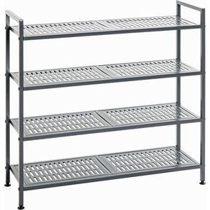 REGÁL NA TOPÁNKY, antracitová, 73/72/25 cm vyobraziť