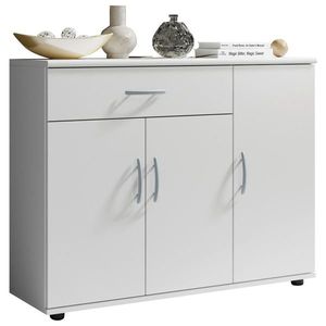 Carryhome KOMODA, biela, 90/70/30 cm vyobraziť