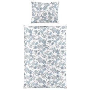 Fleuresse POSTEĽNÁ BIELIZEŇ, makosatén, biela, pastelová modrá, sivomodrá, 140/200 cm vyobraziť