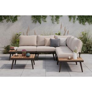 Amatio TERASOVÁ SEDACIA SÚPRAVA drevo, kov, textil vyobraziť