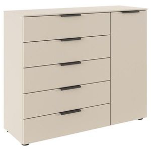 Rauch Möbel KOMODA, šampanská, 120/100/42 cm vyobraziť