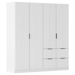 Rauch Möbel SKRIŇA S OTOČNÝMI DVERAMI, biela, 181/197/56 cm vyobraziť