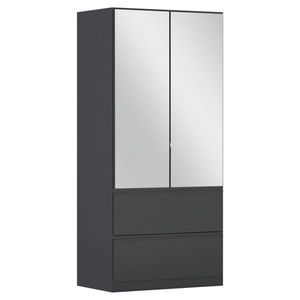 Rauch Möbel SKRIŇA S OTOČNÝMI DVERAMI, sivá, 91/197/54 cm vyobraziť