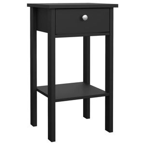 MID.YOU NOČNÝ STOLÍK, čierna, 40/70, 1/34, 2 cm vyobraziť