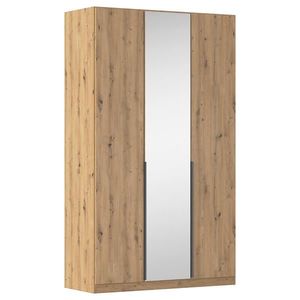 Rauch Möbel SKRIŇA S OTOČNÝMI DVERAMI, strieborná, tmavosivá, dub artisan, 136/229/54 cm vyobraziť