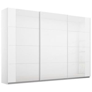 Rauch Möbel ŠAT. SKRIŇA S POSUV. DVERAMI, biela, biela s vysokým leskom, 271/210/62 cm vyobraziť