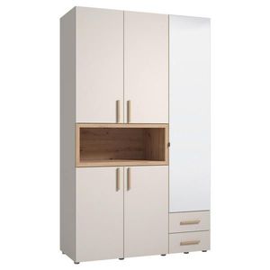 MID.YOU ŠATNÍKOVÁ SKRIŇA, kašmírová, dub artisan, 134, 5/226, 5/56 cm vyobraziť