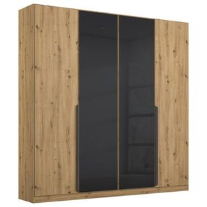 Rauch Möbel SKRIŇA S OTOČNÝMI DVERAMI, antracitová, dub artisan, 181/210/54 cm vyobraziť