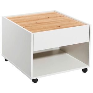 Boxxx KONFERENČNÝ STOLÍK, biela, dub artisan, kompozitné drevo, 60/60/45 cm vyobraziť