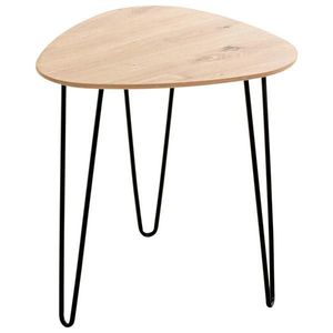 PRÍRUČNÝ STOLÍK, čierna, farba duba vyobraziť