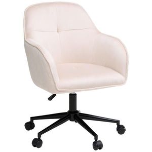 MID.YOU OTOČNÁ STOLIČKA, zamat, čierna, béžová vyobraziť