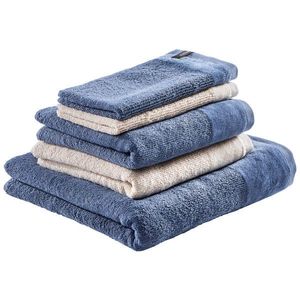 Schöner Wohnen SADA FROTÉ UTERÁKOV, 70x140/50x100 cm, modrá, béžová vyobraziť