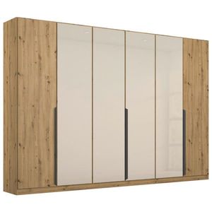 Rauch Möbel SKRIŇA S OTOČNÝMI DVERAMI, šampanská, dub artisan, 271/210/54 cm vyobraziť