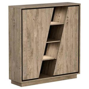 Livetastic VYSOKÁ KOMODA, koňaková, 128/143/37 cm vyobraziť