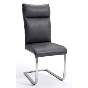 Livetastic STOLIČKA S PRUŽNÝM PODNOŽÍM, mikrovlákno, sivá, farba ušľachtilej ocele vyobraziť