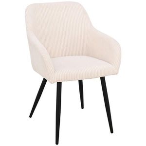 Livetastic STOLIČKA S PODRÚČKAMI, železo, kord, béžová vyobraziť