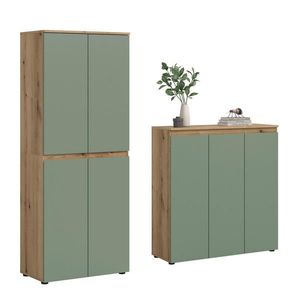 Livetastic PREDSIEŇOVÁ SKRIŇA, farba duba, sivozelená, 190/175/37 cm vyobraziť