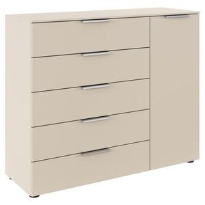 Rauch Möbel KOMODA, šampanská, 120/100/42 cm vyobraziť