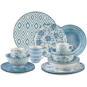 Novel KOMBINOVANÝ SERVIS 30-dielne, porcelán keramika vyobraziť