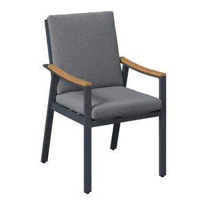 Ambia Garden ZÁHRADNÁ STOLIČKA, drevo, kov, textil vyobraziť