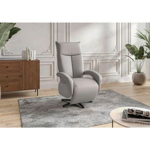 Sit & More KRESLO, koža, svetlosivá vyobraziť