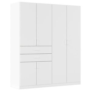 Rauch Möbel SKRIŇA S OTOČNÝMI DVERAMI, biela, 180/210/54 cm vyobraziť