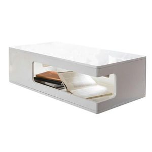 Livetastic KONFERENČNÝ STOLÍK, biela s vysokým leskom, kompozitné drevo, 120/60/35 cm vyobraziť