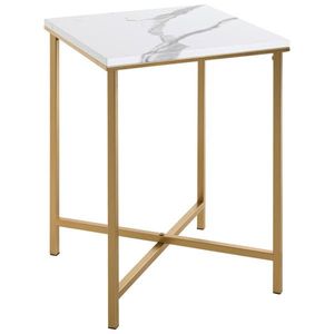 PRÍRUČNÝ STOLÍK, zlatá vyobraziť