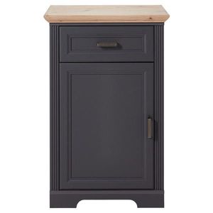 Landscape SKRINKA NA TOPÁNKY, grafitová, farba duba, 65/102/41 cm vyobraziť