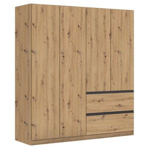 Rauch Möbel SKRIŇA S OTOČNÝMI DVERAMI, dub artisan, 181/197/54 cm vyobraziť