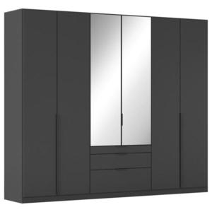 Rauch Möbel SKRIŇA S OTOČNÝMI DVERAMI, sivá, 271/229/54 cm vyobraziť