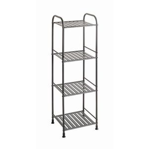 REGÁL, antracitová, oceľ, 33/108/28 cm vyobraziť