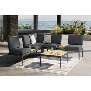 Ambia Garden TERASOVÁ SEDACIA SÚPRAVA 4-dielne, kov, plast, textil vyobraziť